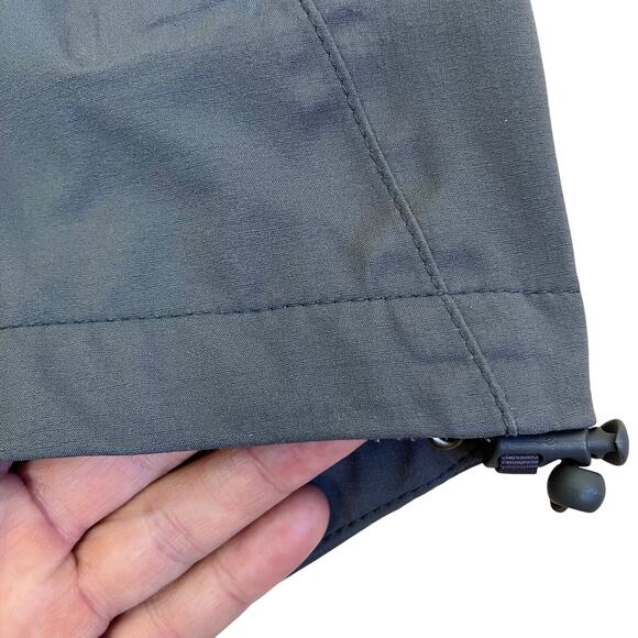 Peter Millar Mens Sz Large E4 Water Windbreaker Golf Jacket with Logo Grey - Picture 10 of 16